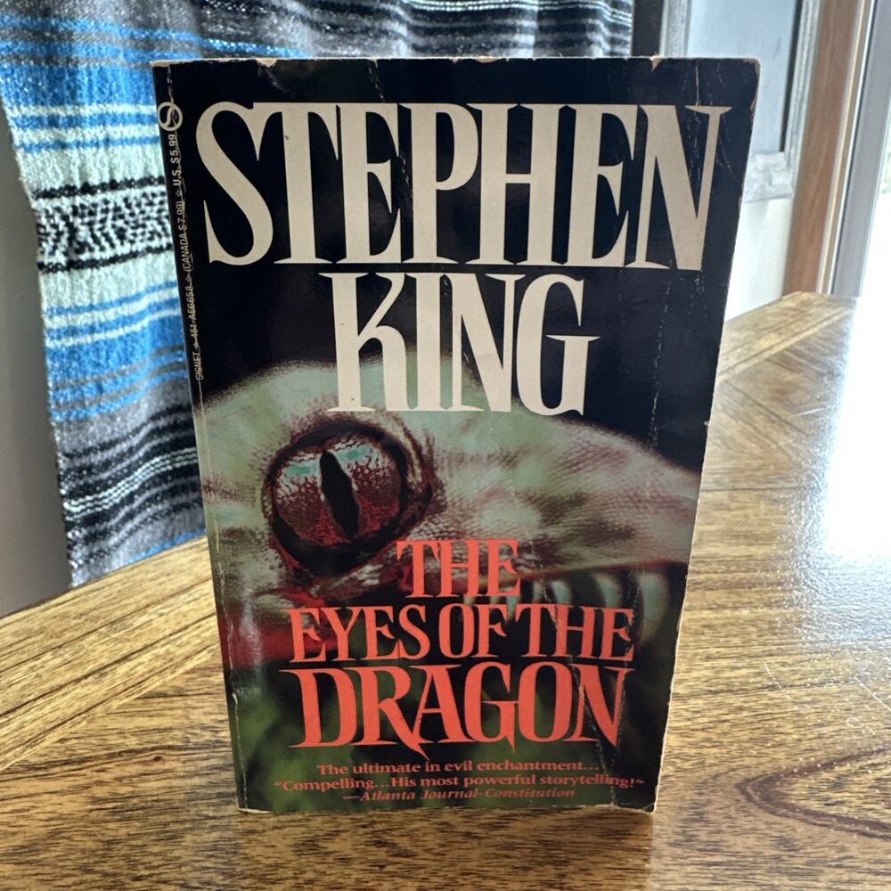 The Eyes of The Dragon - Stephen King 1st Signet Print Trade Paperback Fantasy